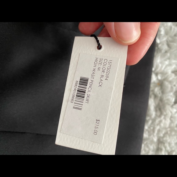 Milly Tech High Waisted Pencil Skirt - Picture 5 of 5